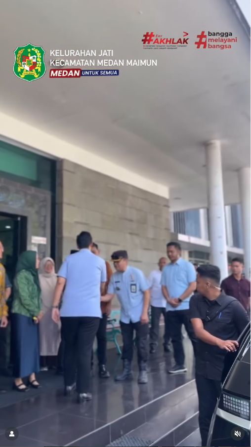 Camat Medan Maimun di Dampingi Lurah Jati Mendampingi Kunjungan Bapak Walikota Medan Di Yayasan Pendidikan Harapan