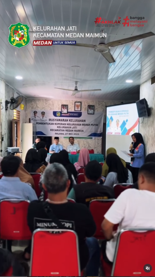 Rapat Musyawarah Pembentukan Koperasi Merah Putih Kelurahan Jati