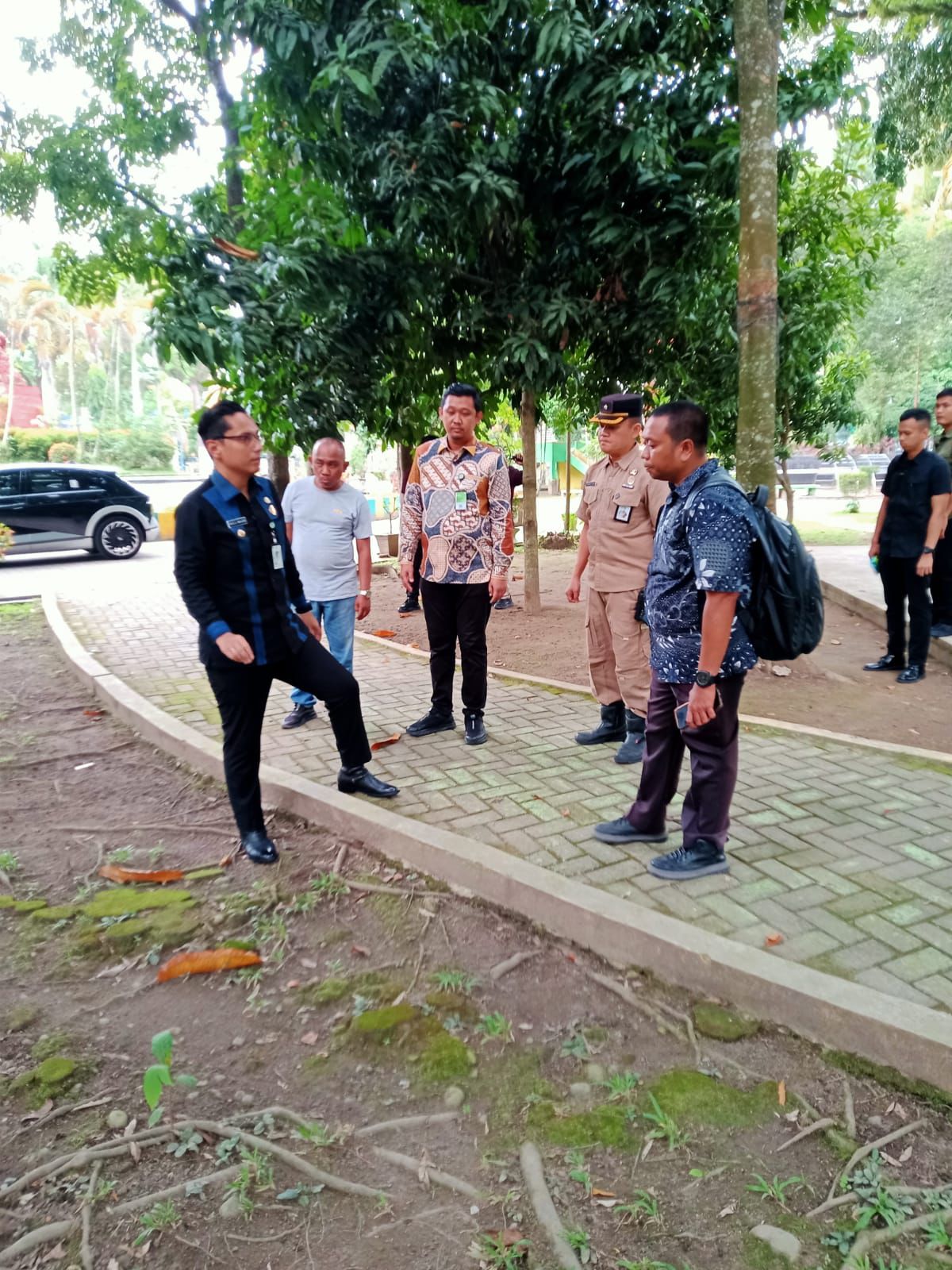 Menerima Kunjungan Bapak Walikota Di Taman Ahmad Yani, Kelurahan Jati, Kecamatan Medan Maimun